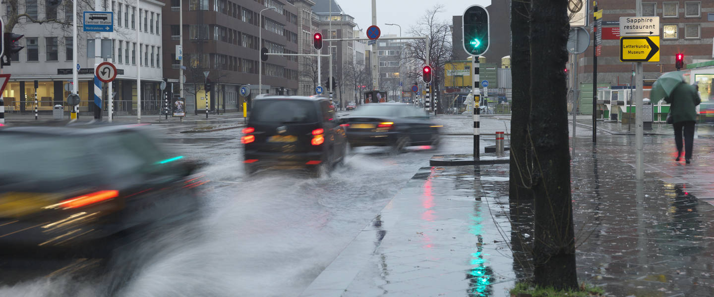 Regen in de stad 